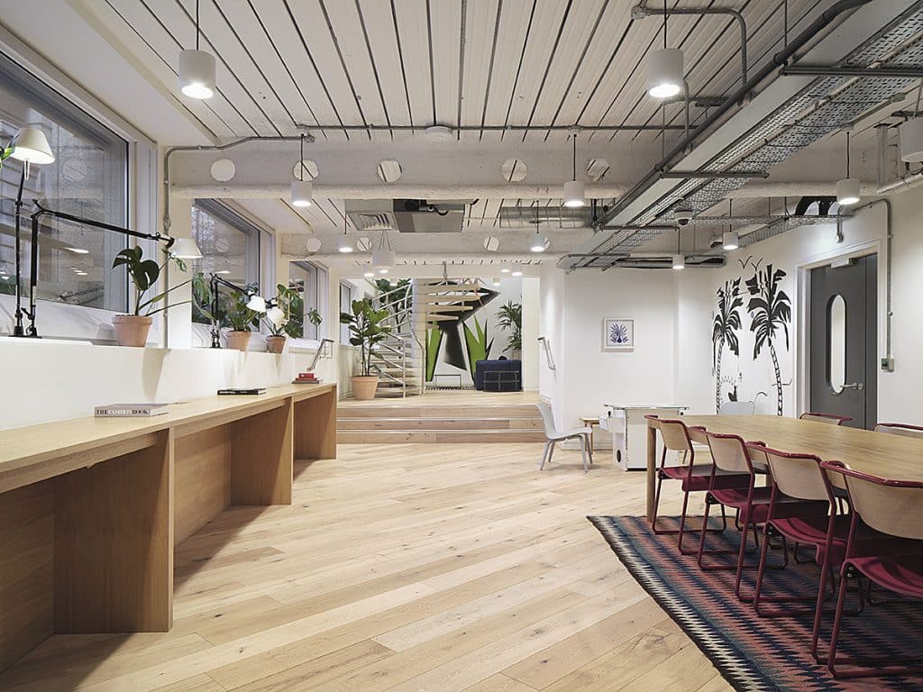 a large room