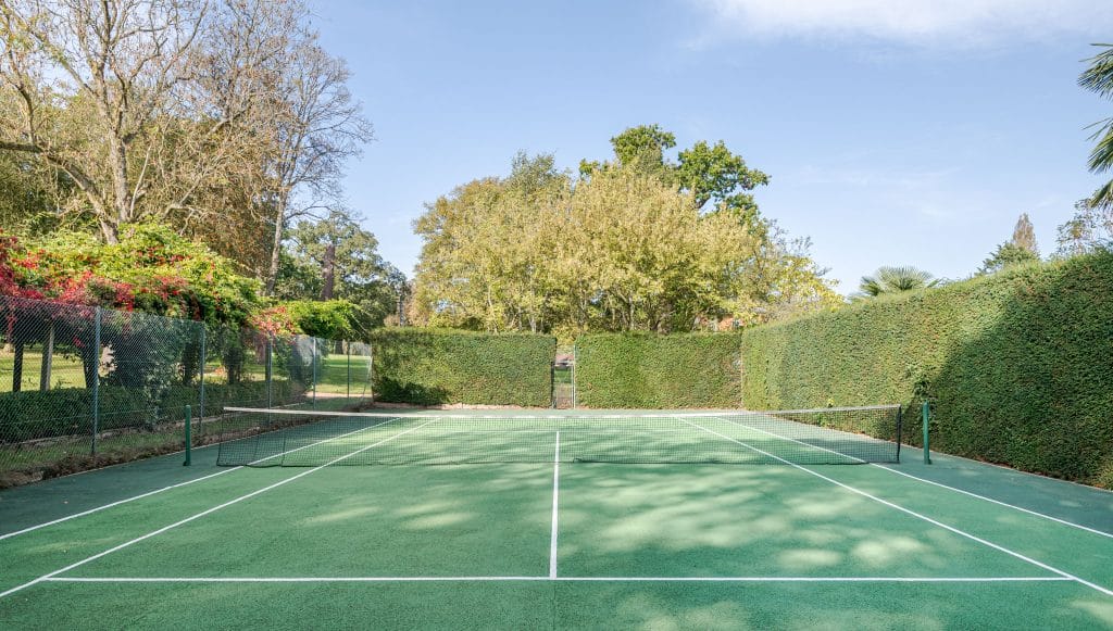 a basketball court
