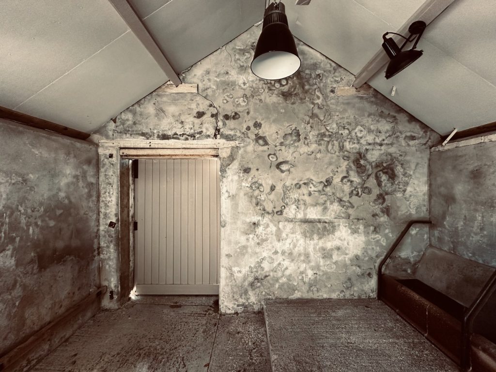 a dirty old room