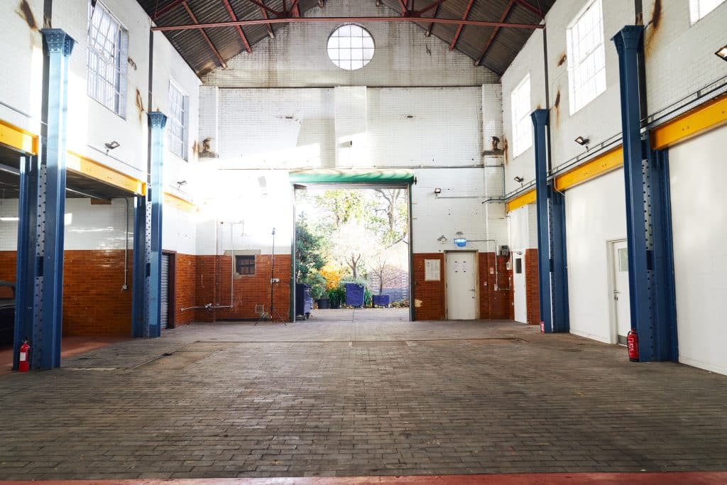 a store inside of a building