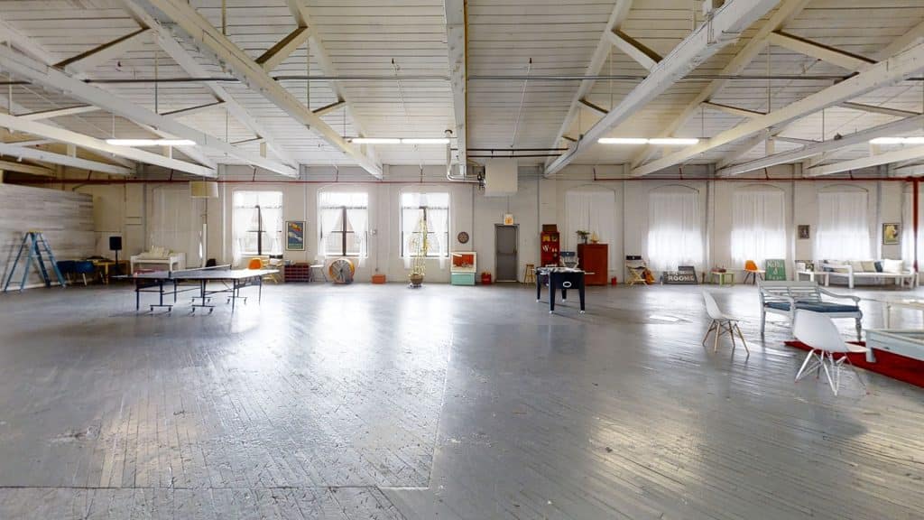 a large room
