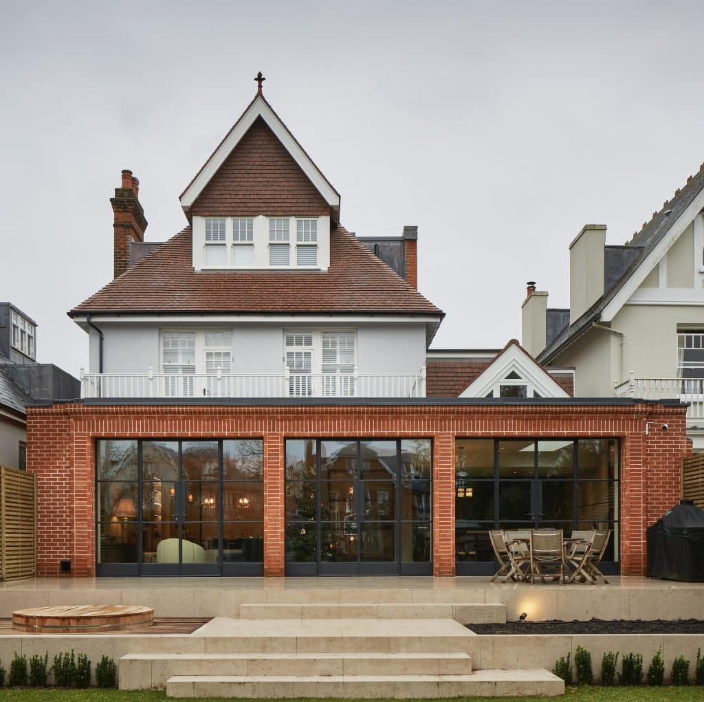 a large brick building