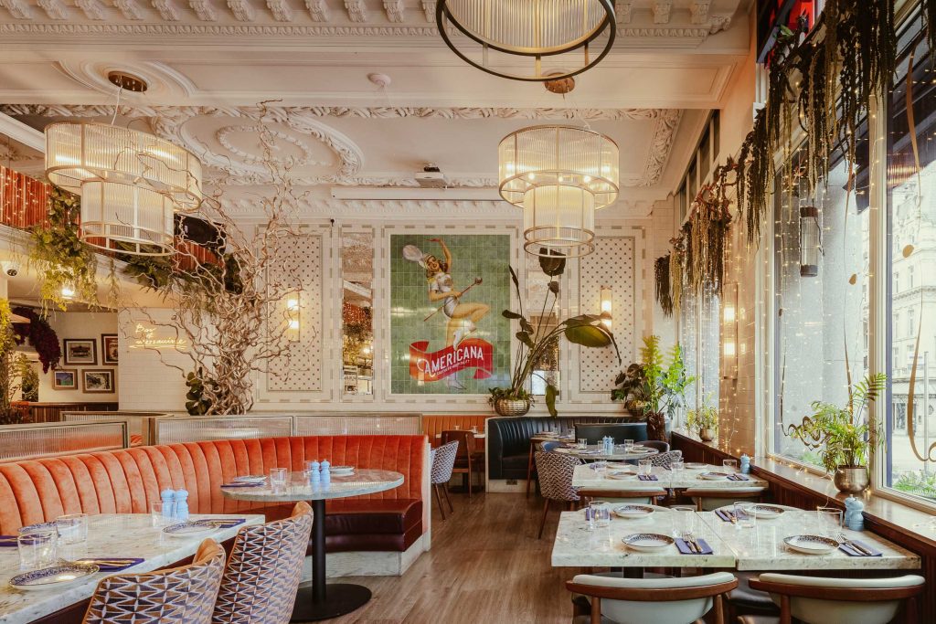 Americana restaurant in London © Nacho Rivera