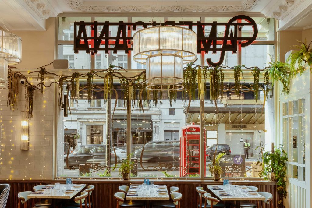 Americana restaurant in London © Nacho Rivera