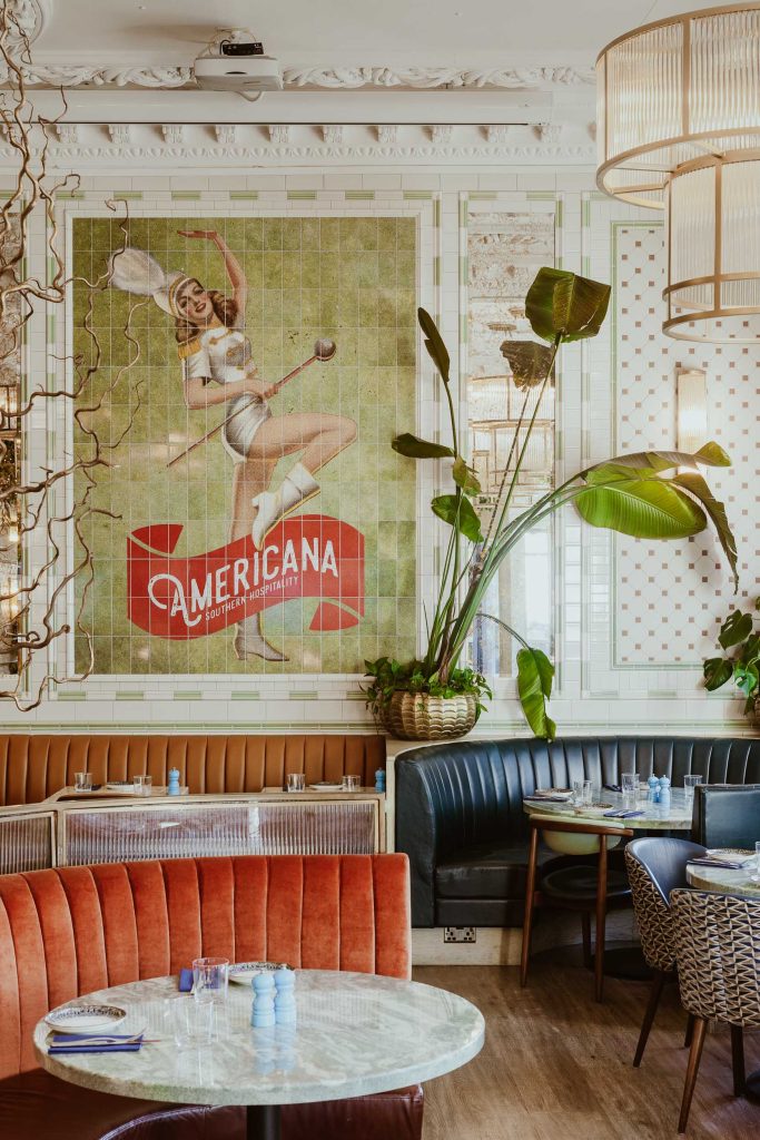 Americana restaurant in London © Nacho Rivera