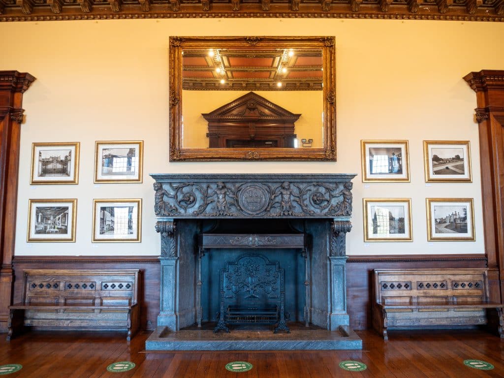 grade ii listed hampshire school shoot location St Edward’s School – Main Hall Fire Place(5)