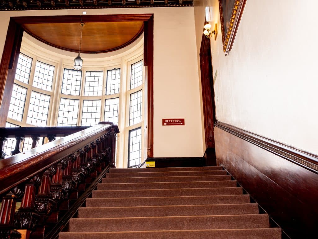 grade ii listed hampshire school shoot location St Edward’s School – Main Staircase (35)