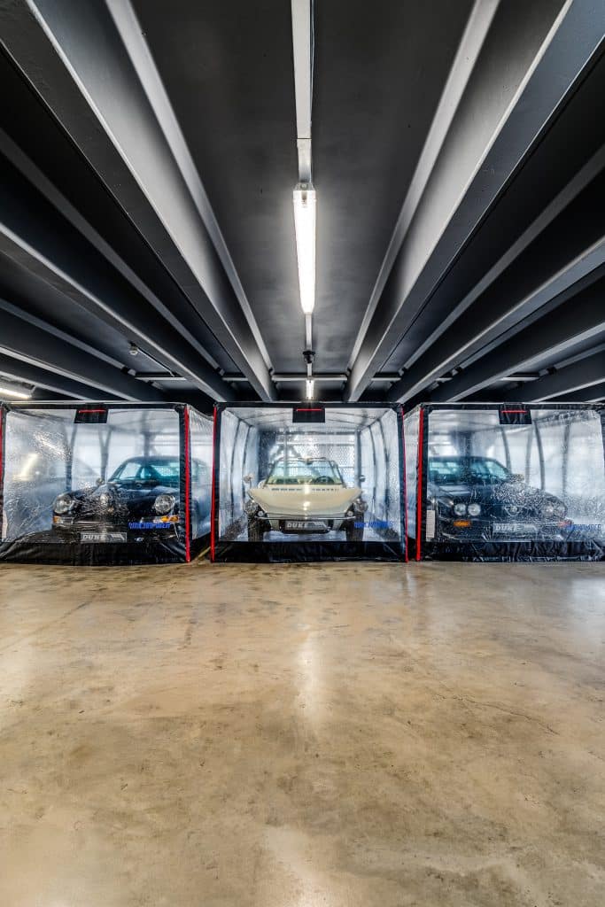 duke showroom car garage shoot location New Duke of London-10