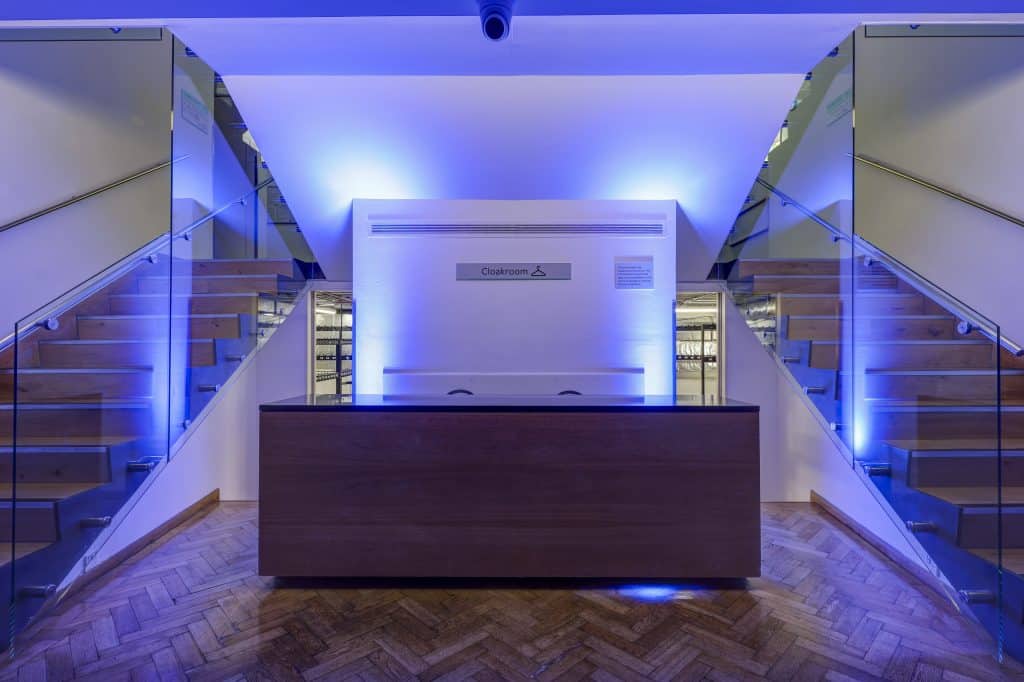 Horticultural Halls south west london shoot location venue event space Cloakroom