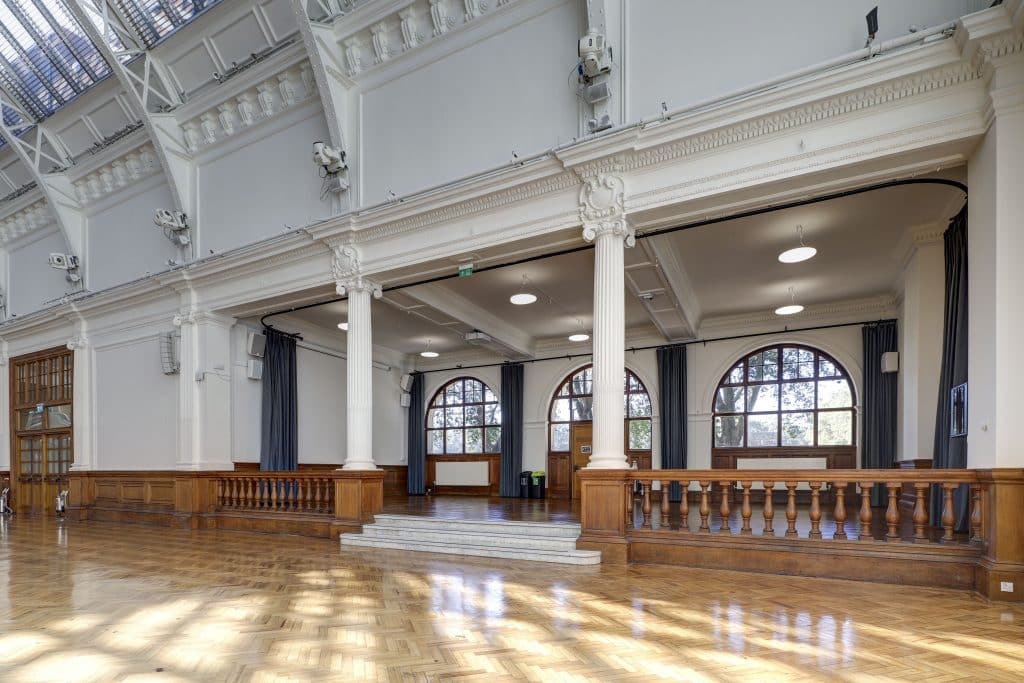 Horticultural Halls south west london shoot location venue event space North Annexe – View from the Hall