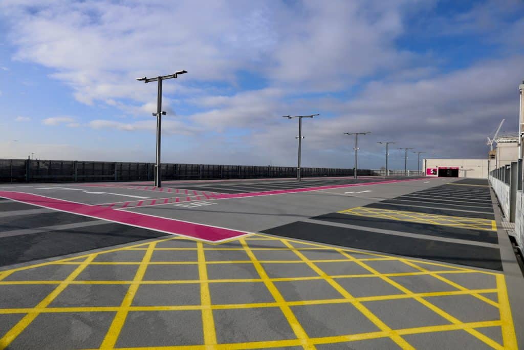 Wembley Park car park shoot location pink car park IMG_3494