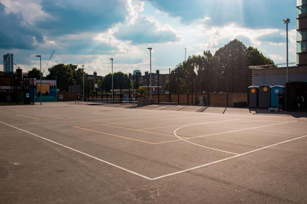 Marlborough Sports outdoor south east london sports venue shoot location 3. ARK Loc – Marlborough Sports Garden.