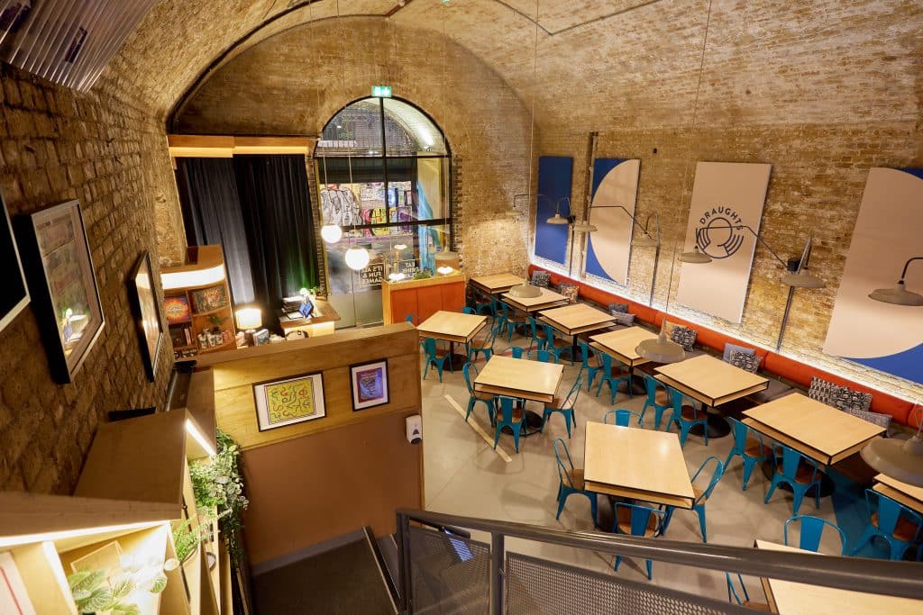 WATERLOO south east london bar and restaurant unique shoot location 6. Mezzaine Looking Down