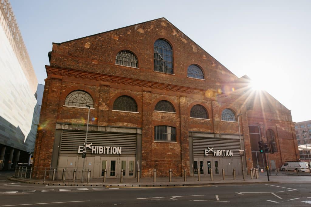 EXHIBITION WHITE CITY exhibition hall shoot location west london 130. Exhibition Venue 03.03.25 www.harbinson.uk