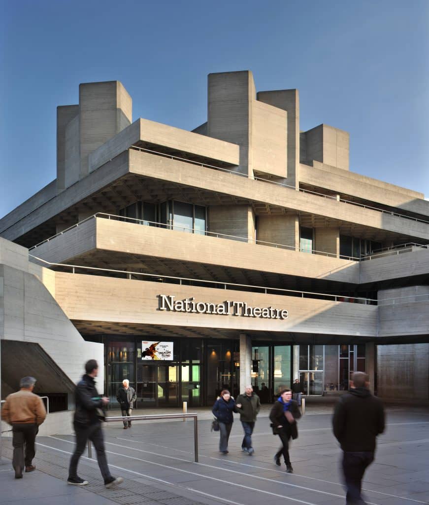 National Theatre Brutalist shoot location museum south east london landmarkNT entrance Feb 2015 photo by Philip Vile