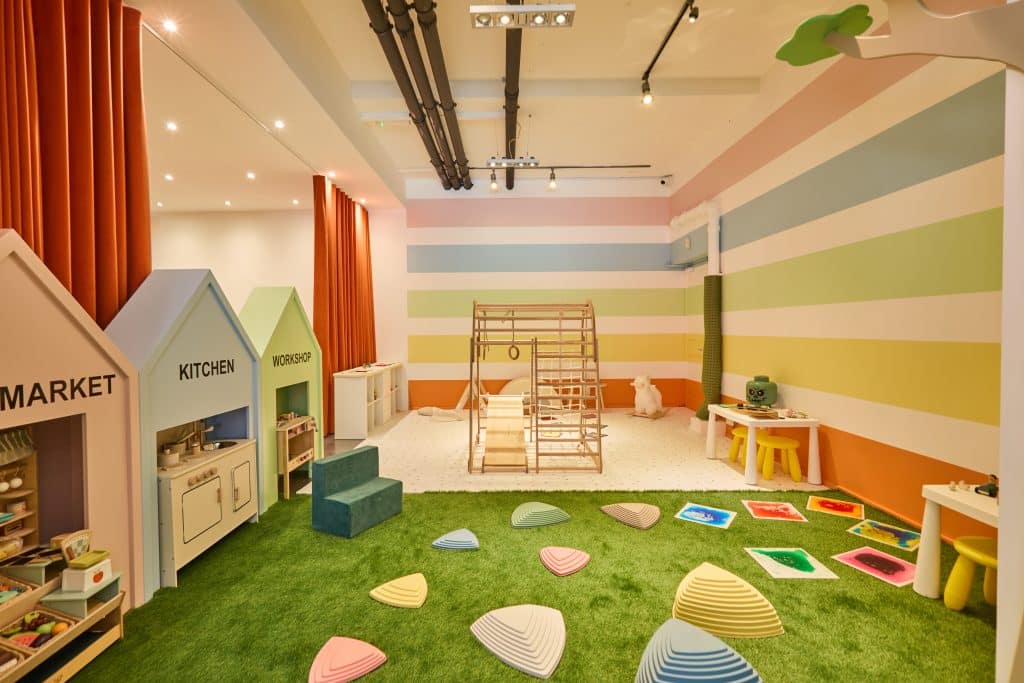 MOME east london kids childrens cafe play space shoot location b1.