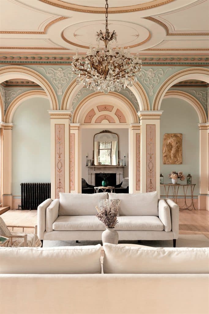 PASTEL PALACE birmingham grand manor house shoot location Drawing Room 2