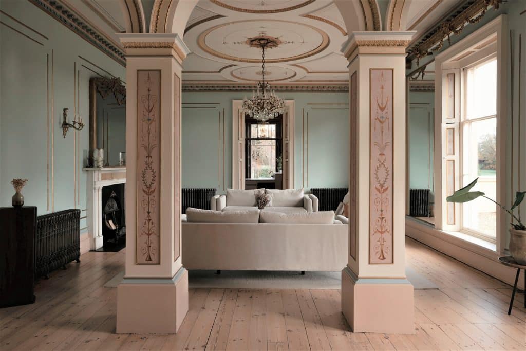 PASTEL PALACE birmingham grand manor house shoot location Drawing Room 8