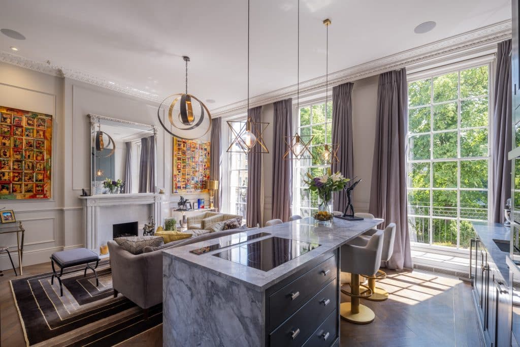 THE MARYLEBONE HOME central london luxury shoot location house with roof terrace 6. Living Area