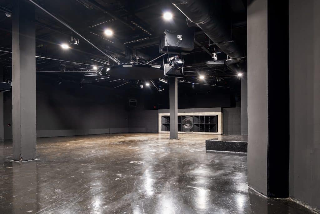 THE WAREHOUSE Drive in Studio east london shoot location Black Studio House Lights 35