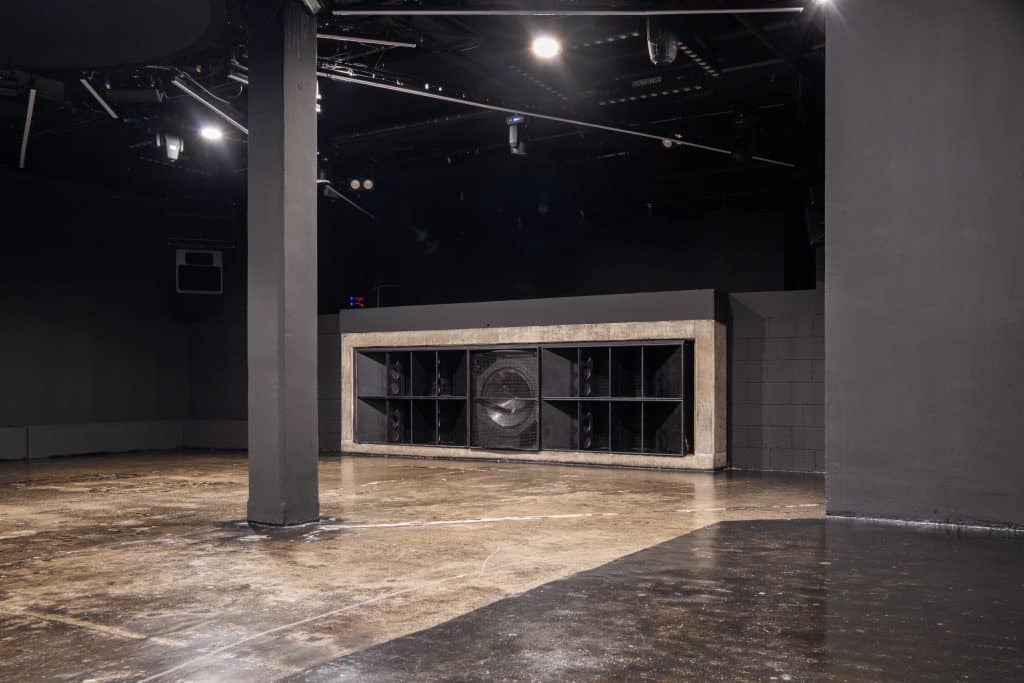 THE WAREHOUSE Drive in Studio east london shoot location Black Studio House Lights 36