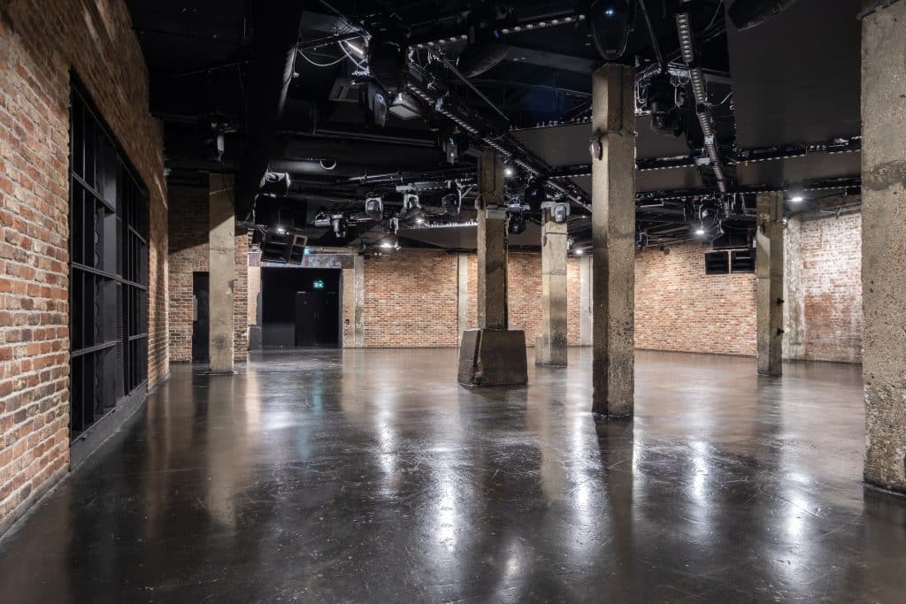 THE WAREHOUSE Drive in Studio east london shoot location Warehouse House Lights 12