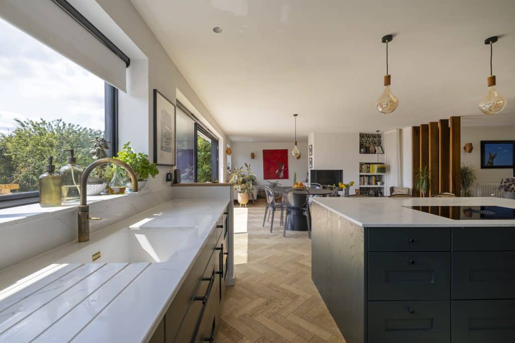 Broadstairs Beach House kent location house with sea views modern Dumpton Park 019