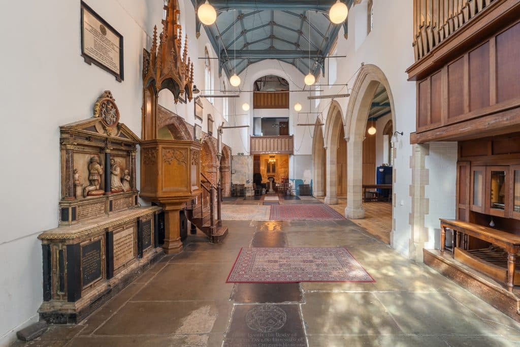 The Old Church Elizabethan church shoot location north london The Old Church, Stoke Newington Church Street N16 9ES 9