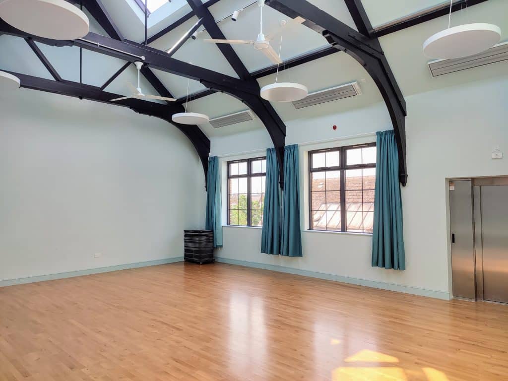 WHITTINGTON PARK NORTH LONDON COMMUNITY CENTRE SHOOT LOCATION Upper Hocking Hall