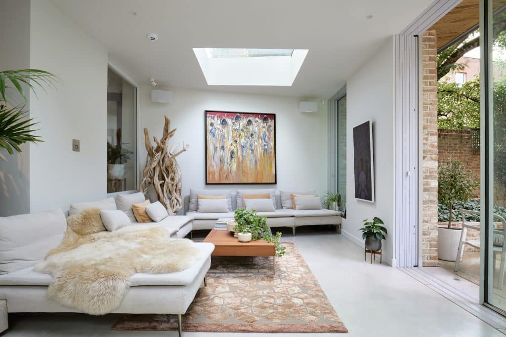 CHISWICK DOCK west london modern location house Location Creation:Chiswick Dock:annexe living