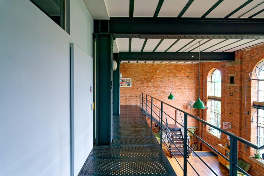 FAWE FACTORY Warehouse Loft Shoot Locationwalkway 2