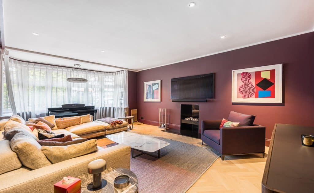 TEIGNMOUTH north west london 1920s detached location house Location Creation:Teignmouth NW2:reception room