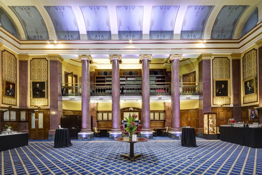 CHANCERY west london grade ii unique shoot location Reading Room semi - standing reception 2