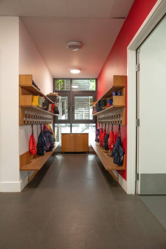 COLLIS PRIMARY SCHOOL teddington school shoot locationCloakroom
