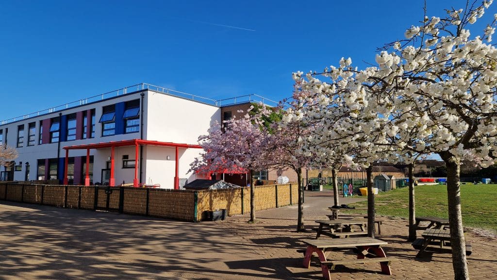 COLLIS PRIMARY SCHOOL teddington school shoot locationExterior view side