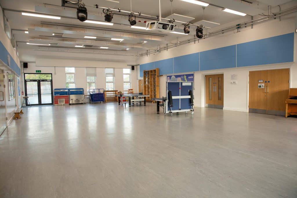 COLLIS PRIMARY SCHOOL teddington school shoot locationHall (Lunch Hall)