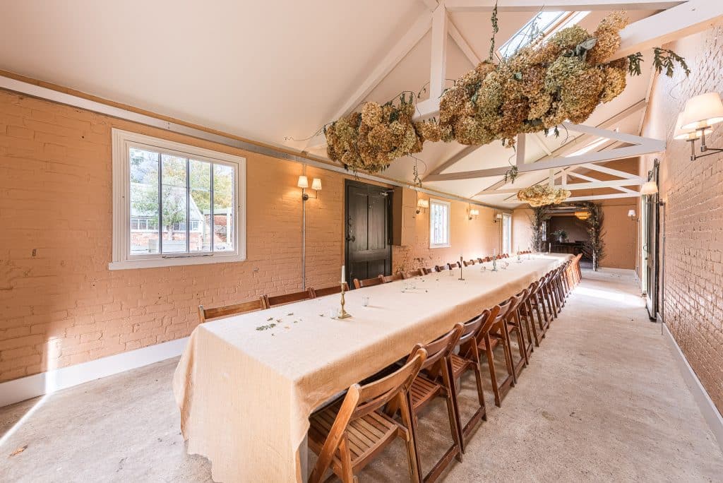 THE WALLED GARDEN cobham country shoot location Location Creation The Walled Garden The Long Room