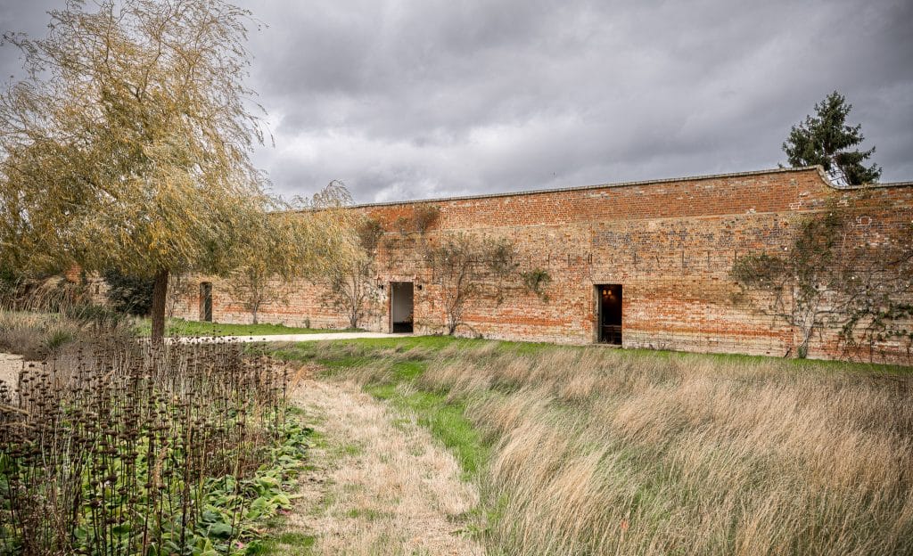 THE WALLED GARDEN cobham country shoot location Location Creation The Walled Garden wall 2