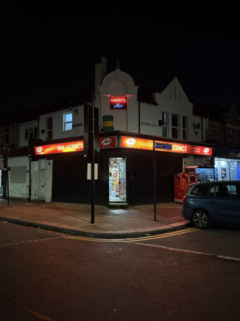 HARRY'S north london shop off Licence shoot location IMG 2493
