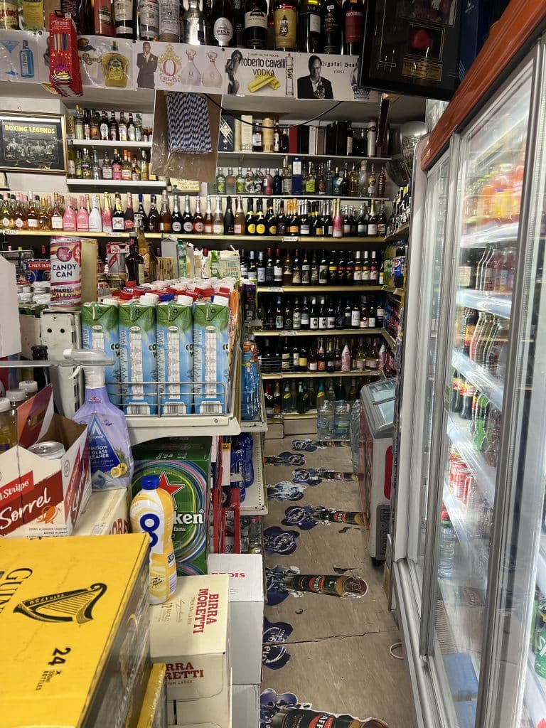 HARRY'S north london shop off Licence shoot location IMG 7153