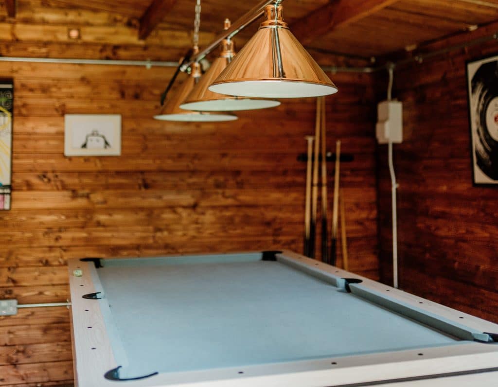 BENGEO hertfordshire victorian cottage shoot location Cabin Pool Table 2