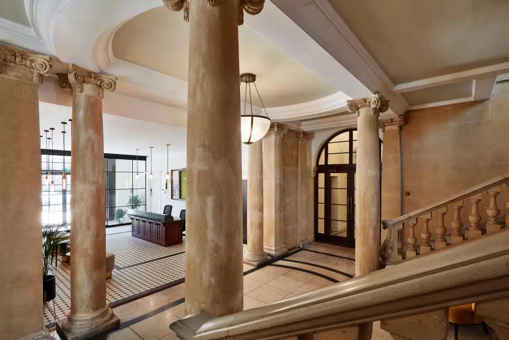 BROMLEY TOWN HALL kent shoot location Clockwise reception staircase 2