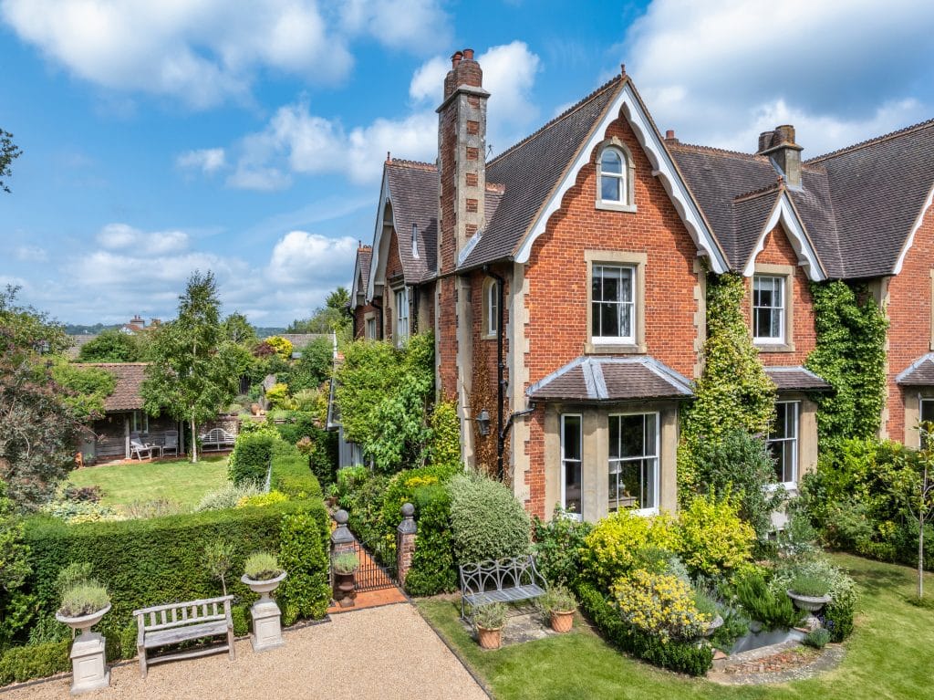 CEDAR HOUSE victorian dorking grade ii listed location houseCedar House June - drone high res (19 of 20) copy