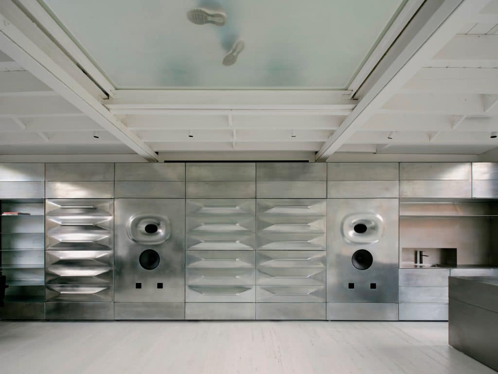 SALT SALON contemporary hair salon shoot location venue south east london Salt Salon Unknown Works © Henry Woide High Res 001 Listening Room