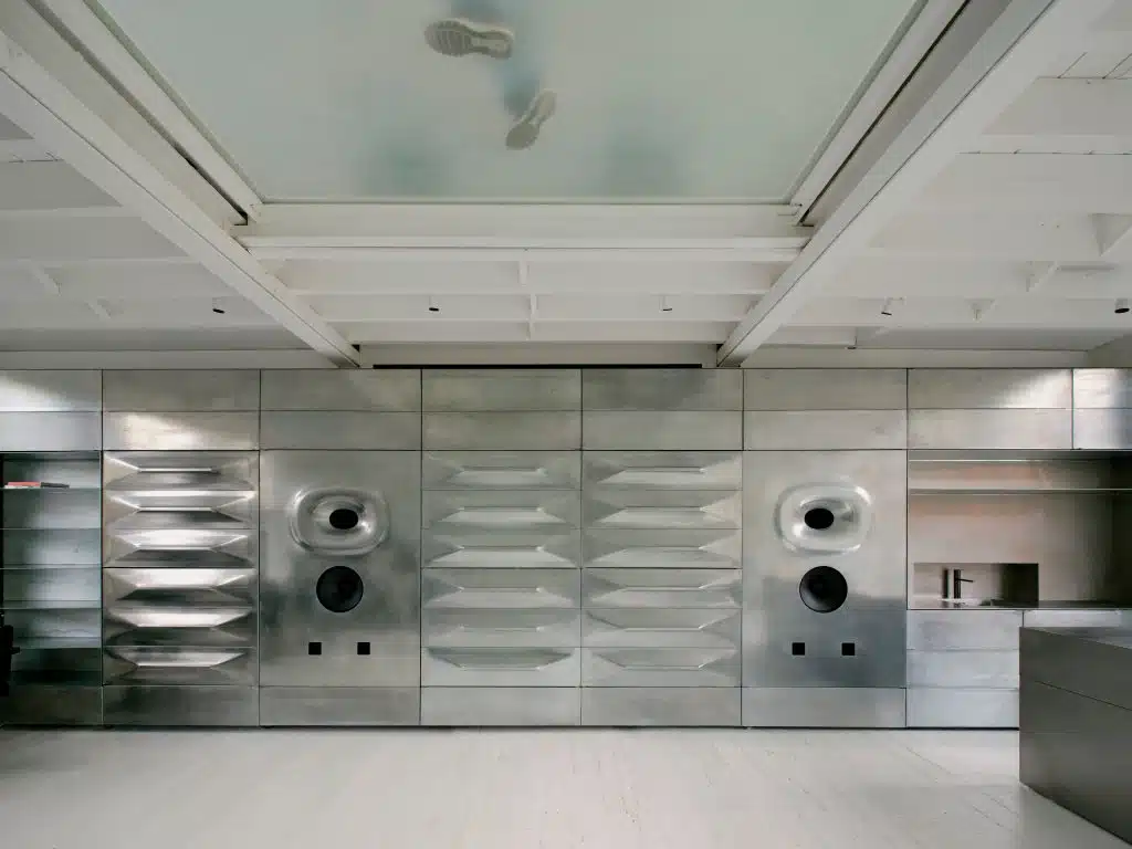 SALT SALON contemporary hair salon shoot location venue south east london Salt Salon Unknown Works © Henry Woide High Res 001 Listening Room