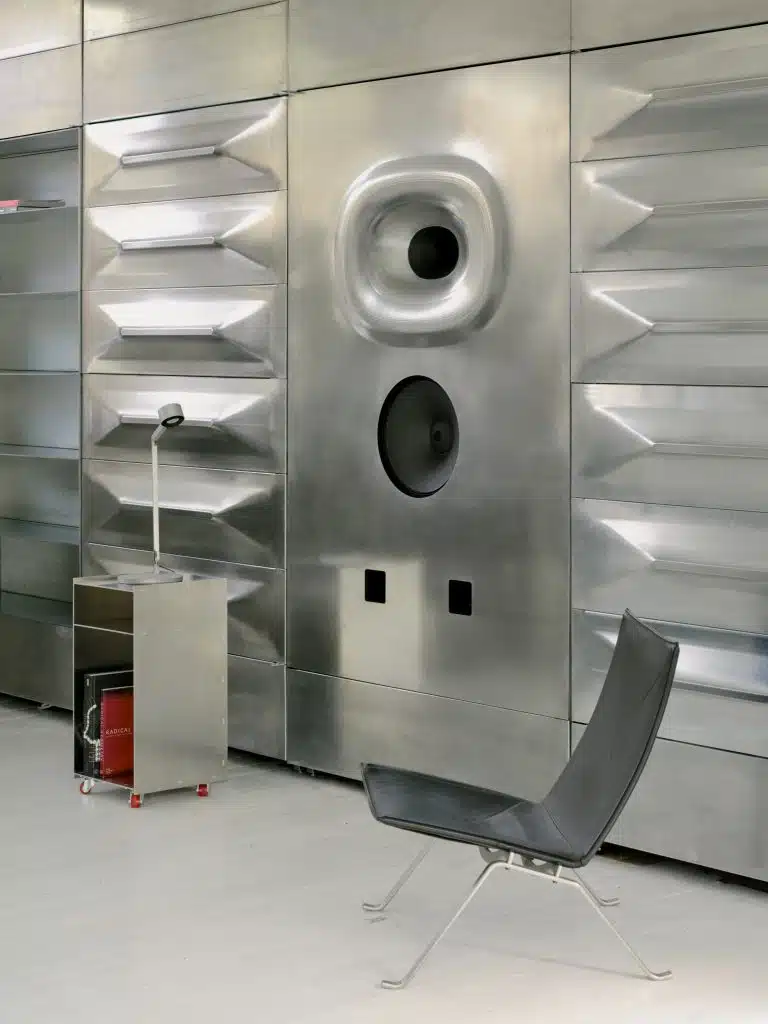 SALT SALON contemporary hair salon shoot location venue south east london Salt Salon Unknown Works © Henry Woide High Res 002 Listening Room