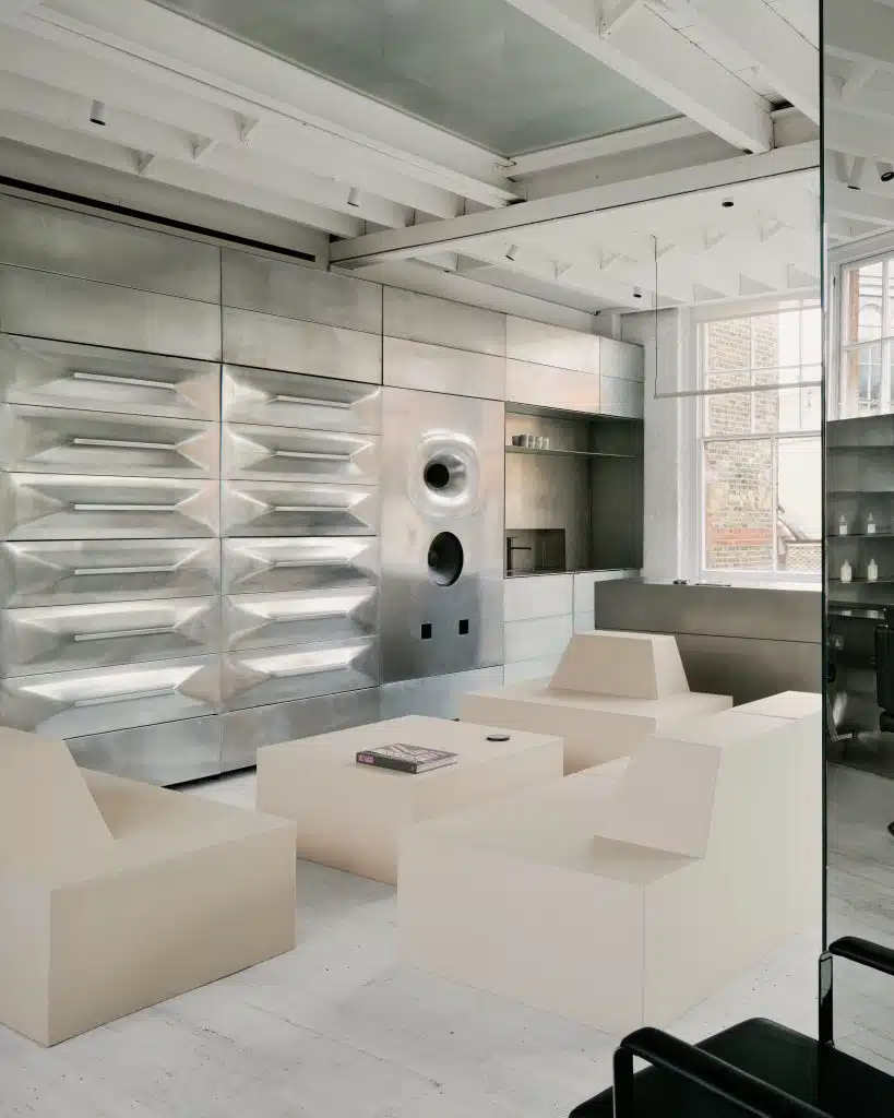 SALT SALON contemporary hair salon shoot location venue south east london Salt Salon Unknown Works © Henry Woide High Res 0201