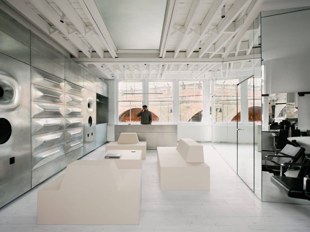 SALT SALON contemporary hair salon shoot location venue south east london Salt Salon Unknown Works © Henry Woide High Res 0204