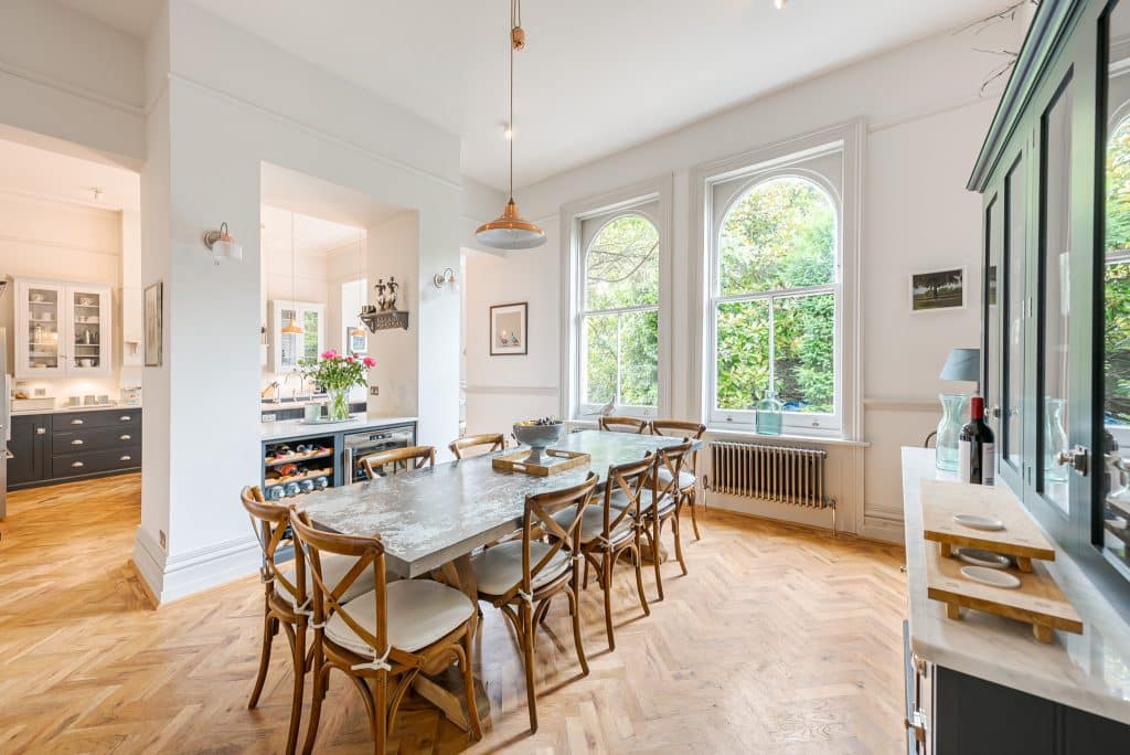 CRYSTAL PALACE HOUSE south east london luxury location house Location Creation: Crystal Palace: dining room