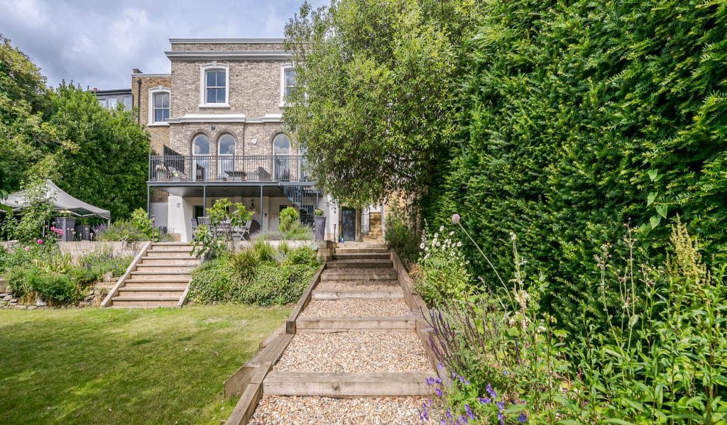 CRYSTAL PALACE HOUSE south east london luxury location house Location Creation: Crystal Palace: garden stairs